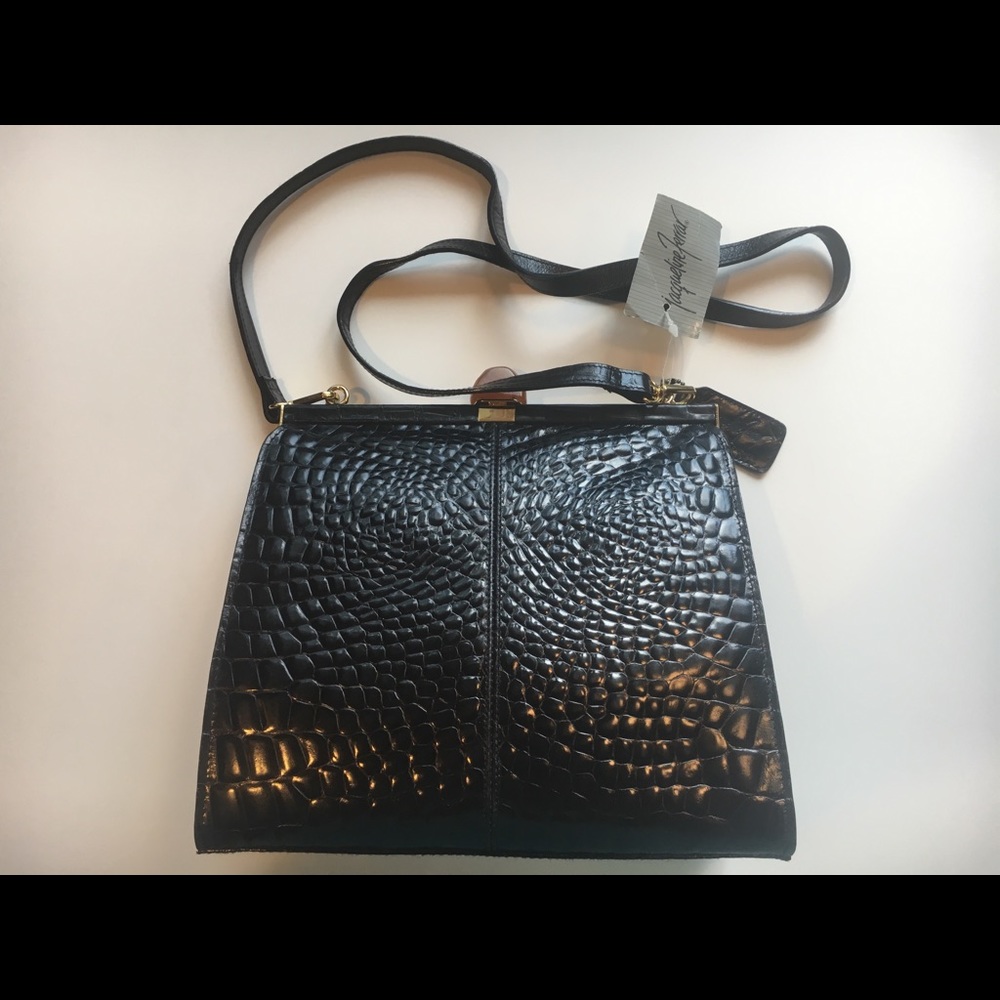 Jacqueline Ferrar Embossed Leather Shoulder Bag